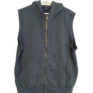 🛑LAST CHANCE🛑CHARTER CLUB Sleeveless Zip-up Hooded Vest (v)
